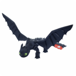 Figura Chimuelo 3D Cómo Entrenar a Tu Dragón - Dragón negro con ojos verdes