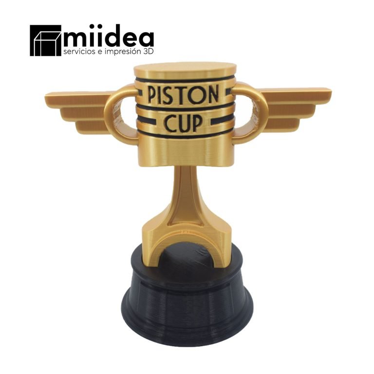 Copa Pistón Cars 3D - Réplica del trofeo de la película