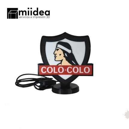 Letrero USB Colo-Colo 3D luminoso encendido