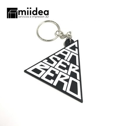 Llavero Canserbero 3D - Diseño principal frontal