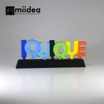 Mini Letrero Iquique 3D con letras de colores