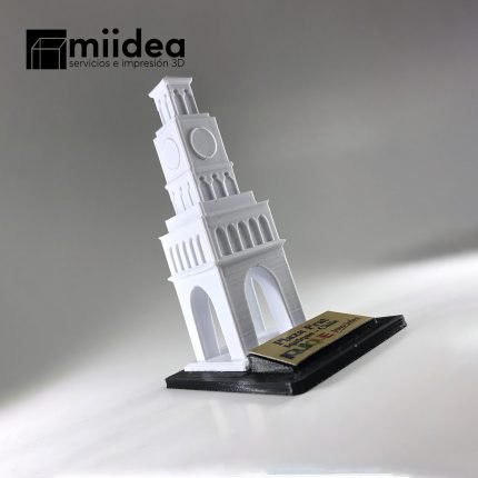 Maqueta Torre Reloj Iquique 3D de 8cm - Vista principal