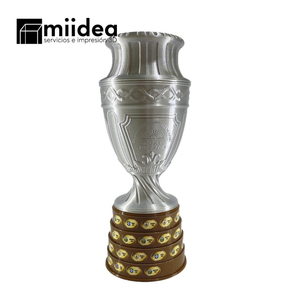 Copa América Réplica 3D 25cm - Trofeo de fútbol