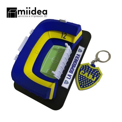 Maqueta Estadio Boca Juniors 3D "La Bombonera" vista superior
