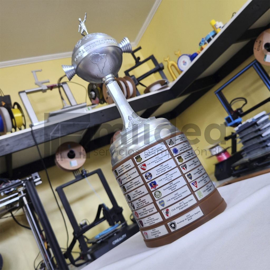 Copa Libertadores 3D 55cm - Réplica detallada frontal