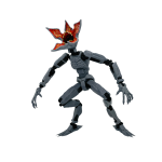 Figura articulada Dummy 13 versión Demogorgon de Stranger Things impresa en 3D.