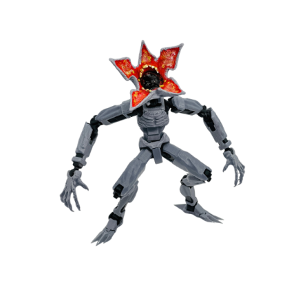 Figura articulada Dummy 13 versión Demogorgon de Stranger Things impresa en 3D.